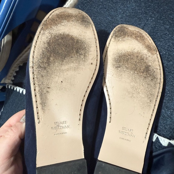 Stuart Weitzman Navy Flats/Loafers sz. 8.5 Excellent condition! - Picture 5 of 5